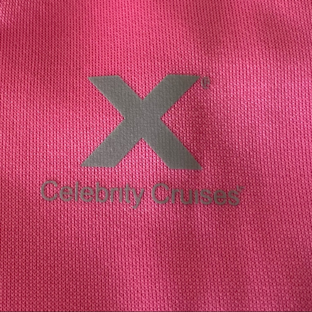 Celebrity Cruise Line Pink Zip-Up Hoodie Size 2XL - Picture 4 of 5